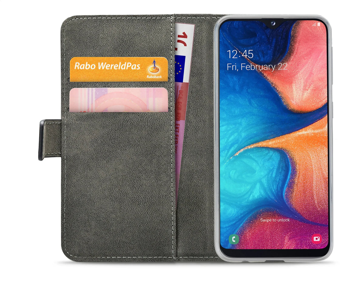 Mobilize Classic Gelly Wallet Book Case Samsung Galaxy A20E Black - Essentify