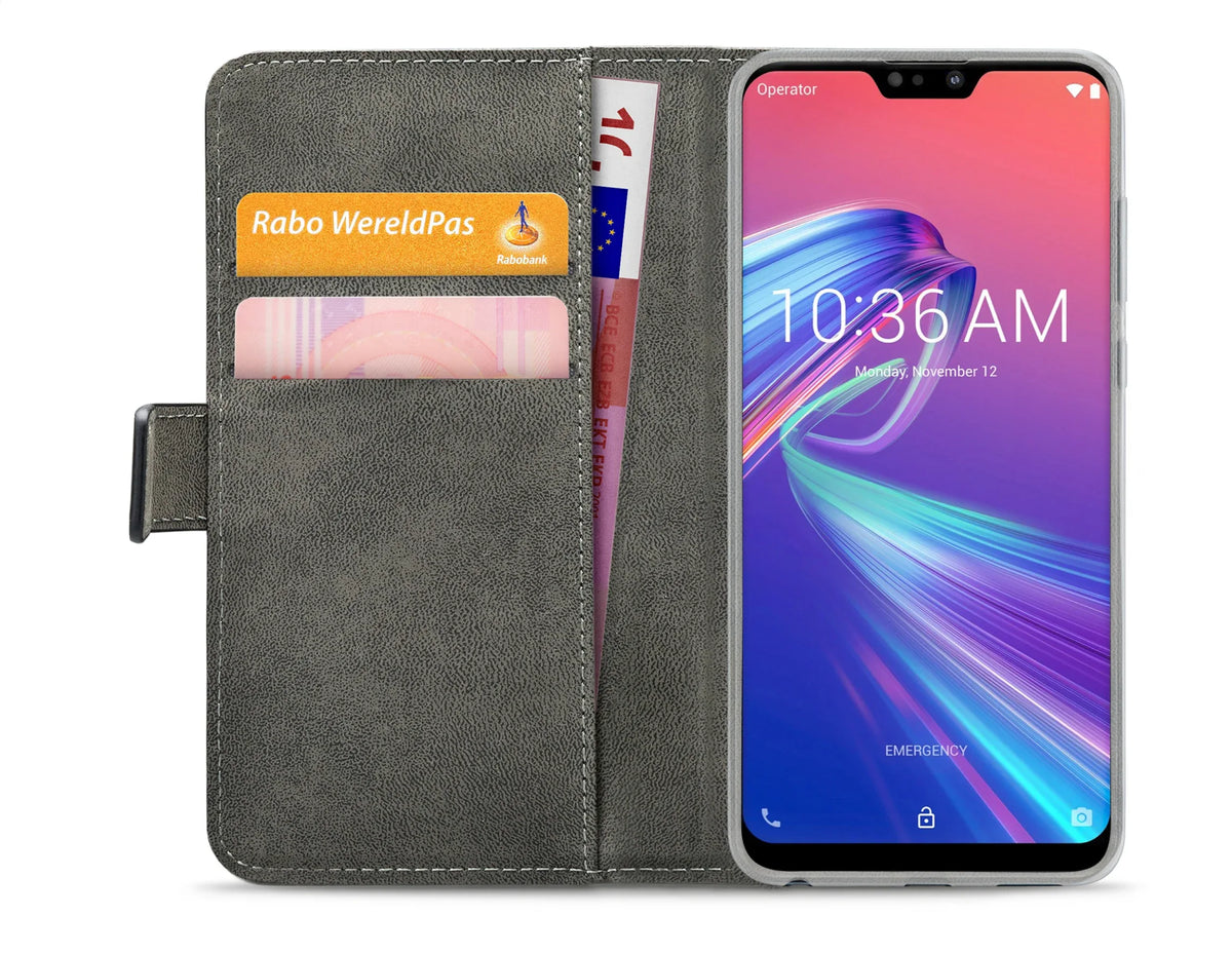 Mobilize Classic Gelly Wallet Book Case Asus Zenfone Max Pro (M2) Zb631Kl Black - Essentify