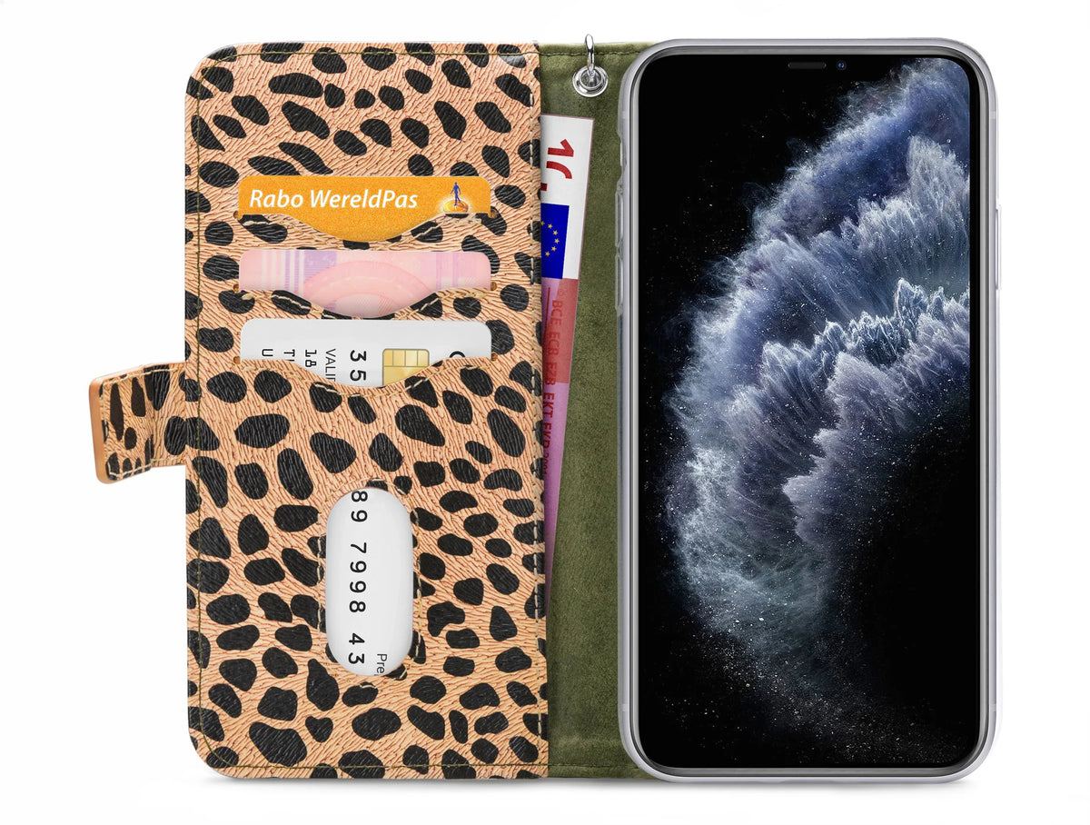 Mobilize 2In1 Gelly Zipper Case Apple Iphone 11 Pro Max Olive/Leopard - Essentify