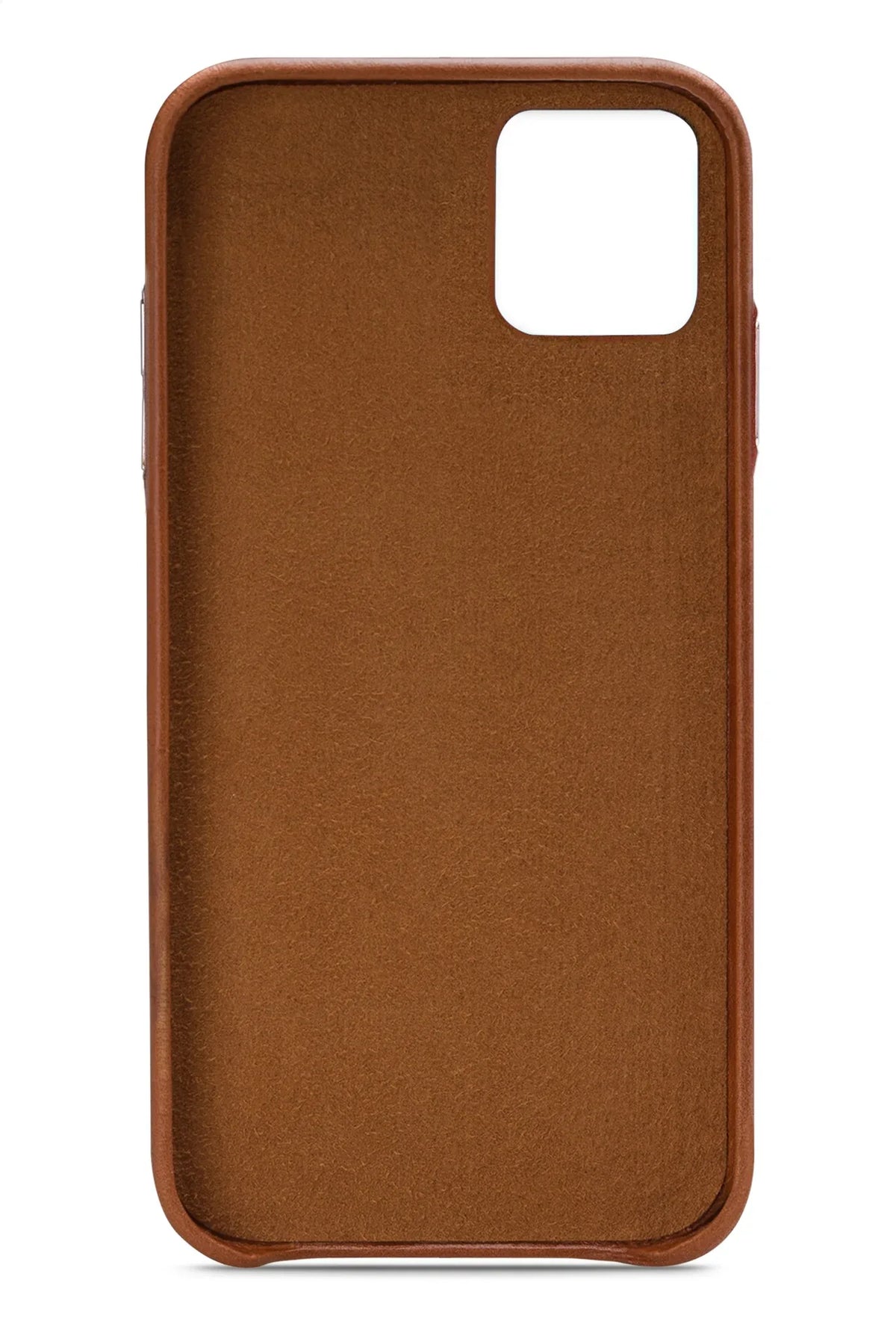 Senza Desire Leather Cover With Card Slot Apple Iphone 11 Pro Max Burned Cognac - Essentify