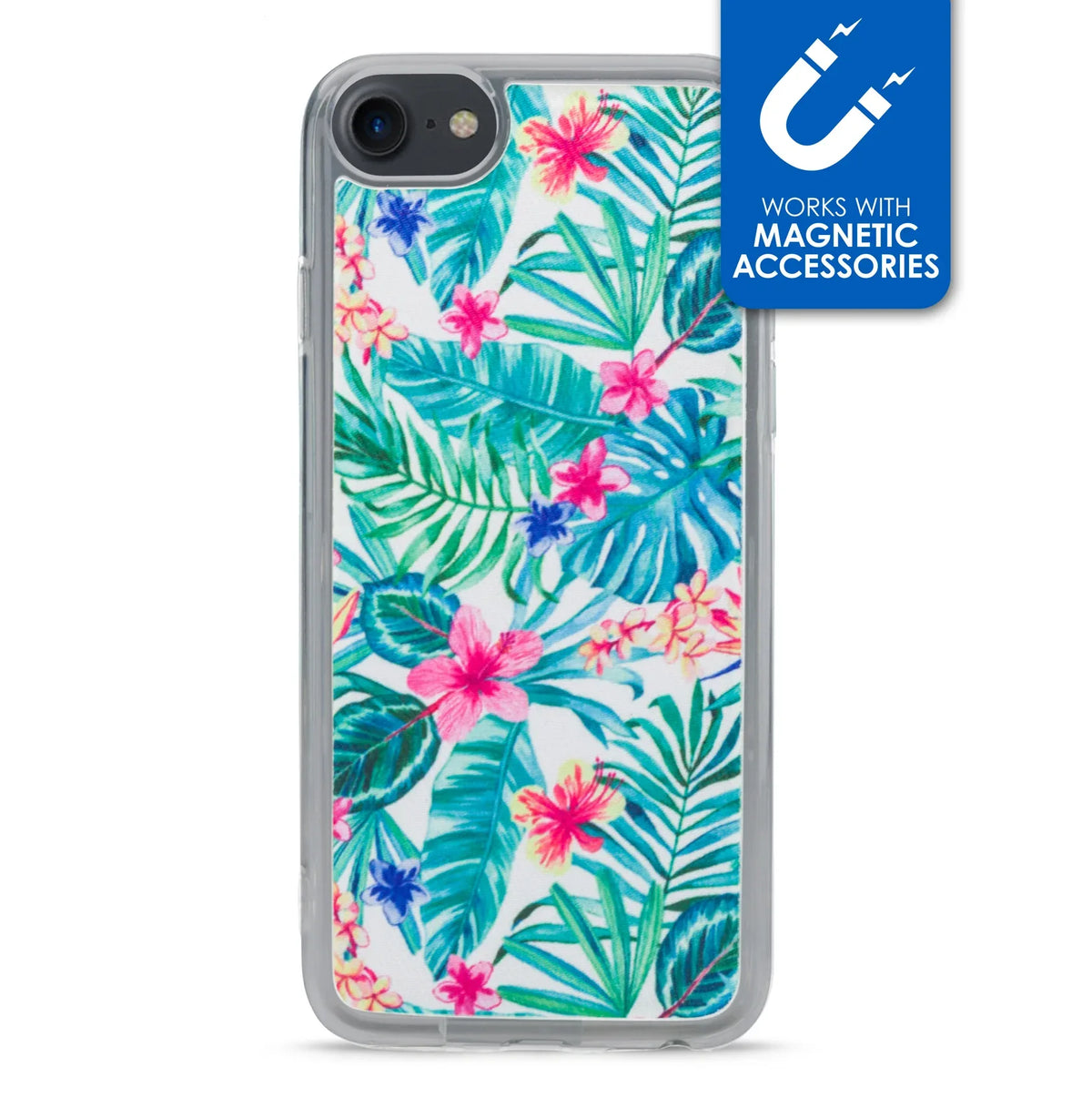 My Style Magneta Case For Apple Iphone 6/6S/7/8/Se (2020/2022) White Jungle - Essentify