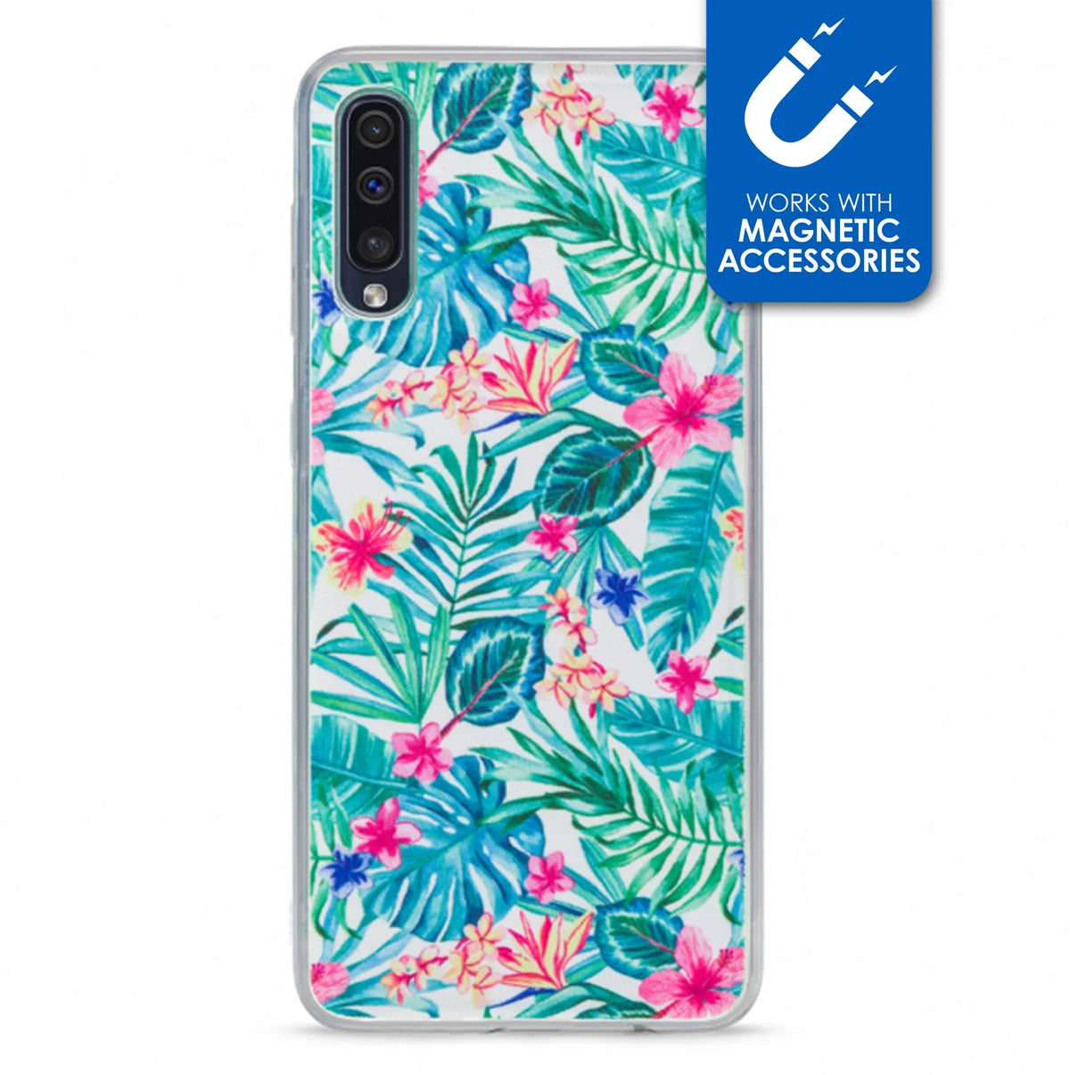 My Style Magneta Case For Samsung Galaxy A30S/A50 White Jungle - Essentify