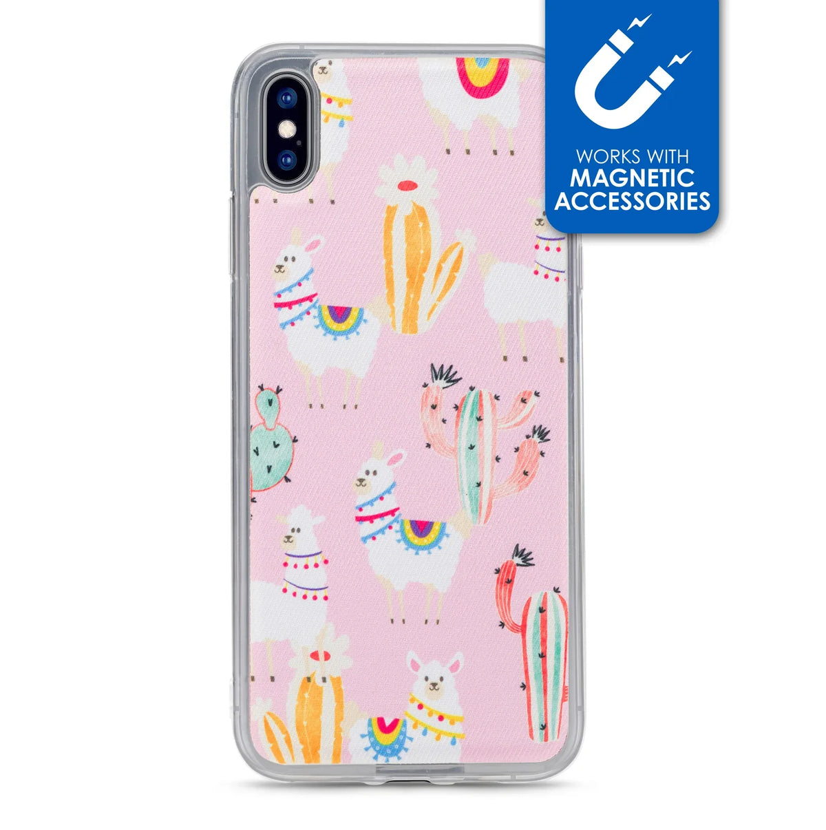 My Style Magneta Case For Apple Iphone Xs Max Pink Alpaca - Essentify