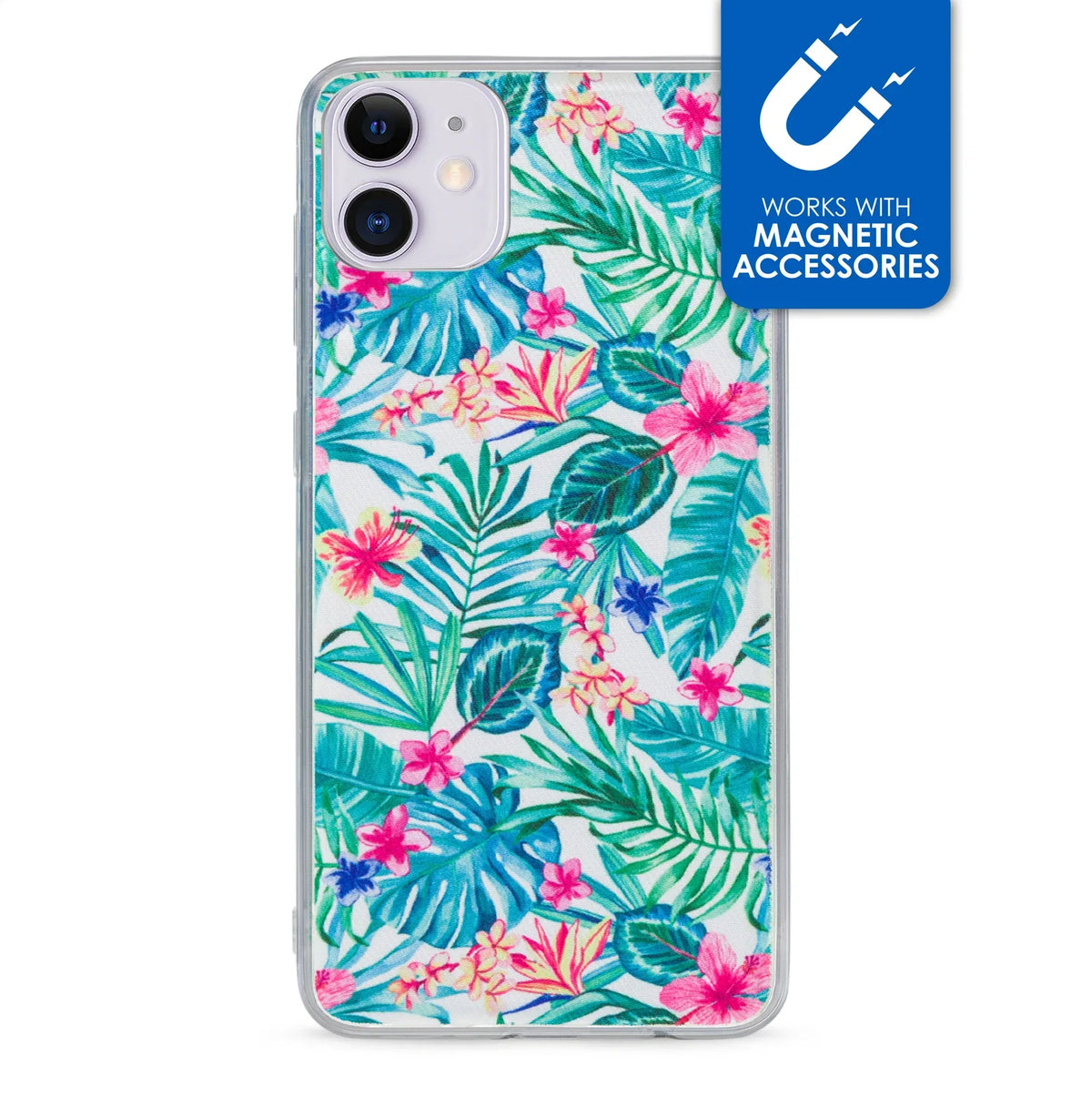 My Style Magneta Case For Apple Iphone 11 White Jungle - Essentify