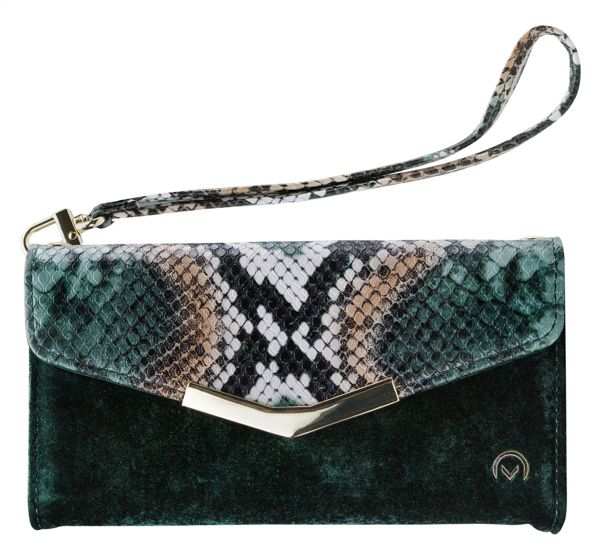 Mobilize 2In1 Gelly Velvet Clutch For Samsung Galaxy S20+/S20+ 5G Green Snake - Essentify