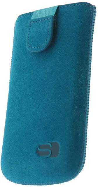 Senza Suede Slide Case Deep Turquoise Size Xl - Essentify