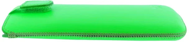 Senza Leather Slide Case Neon Green Size Xxl - Essentify