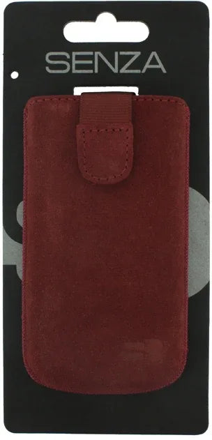 Senza Suede Slide Case Rusty Red Size M - Essentify