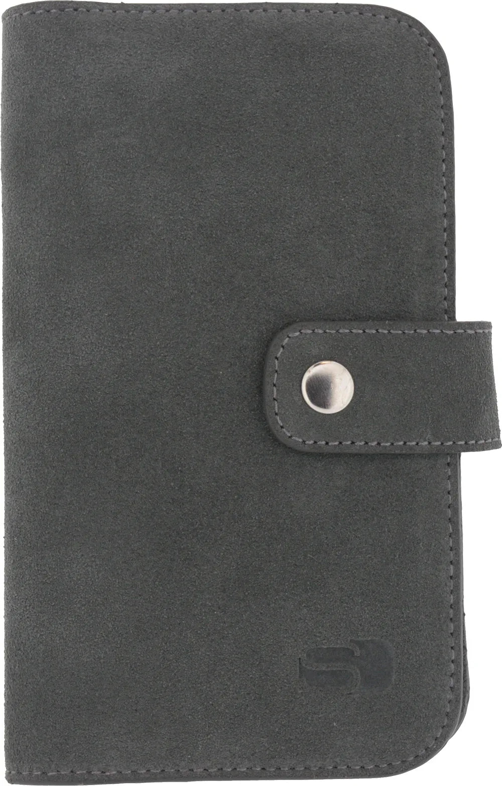 Senza Suede Wallet Slide Case Warm Grey Size Xxl - Essentify