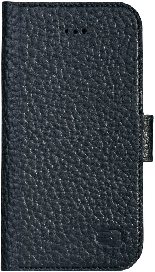 Senza Exquisite Leather Wallet Apple Iphone 6/6S Intense Black - Essentify