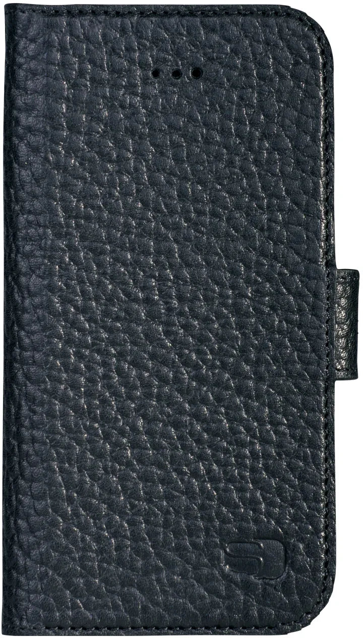 Senza Exquisite Leather Wallet Apple Iphone 6/6S Intense Black - Essentify