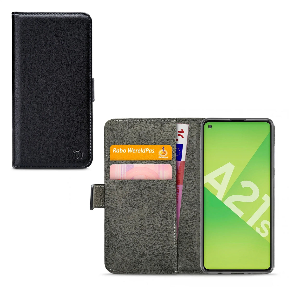 Mobilize Classic Gelly Wallet Book Case Samsung Galaxy A21S Black - Essentify