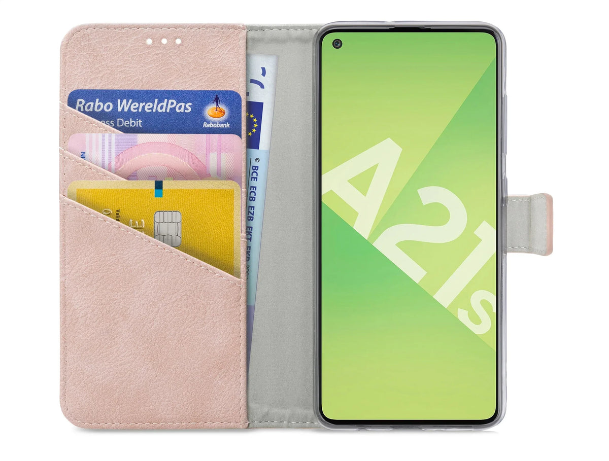 My Style Flex Wallet For Samsung Galaxy A21S Pink - Essentify