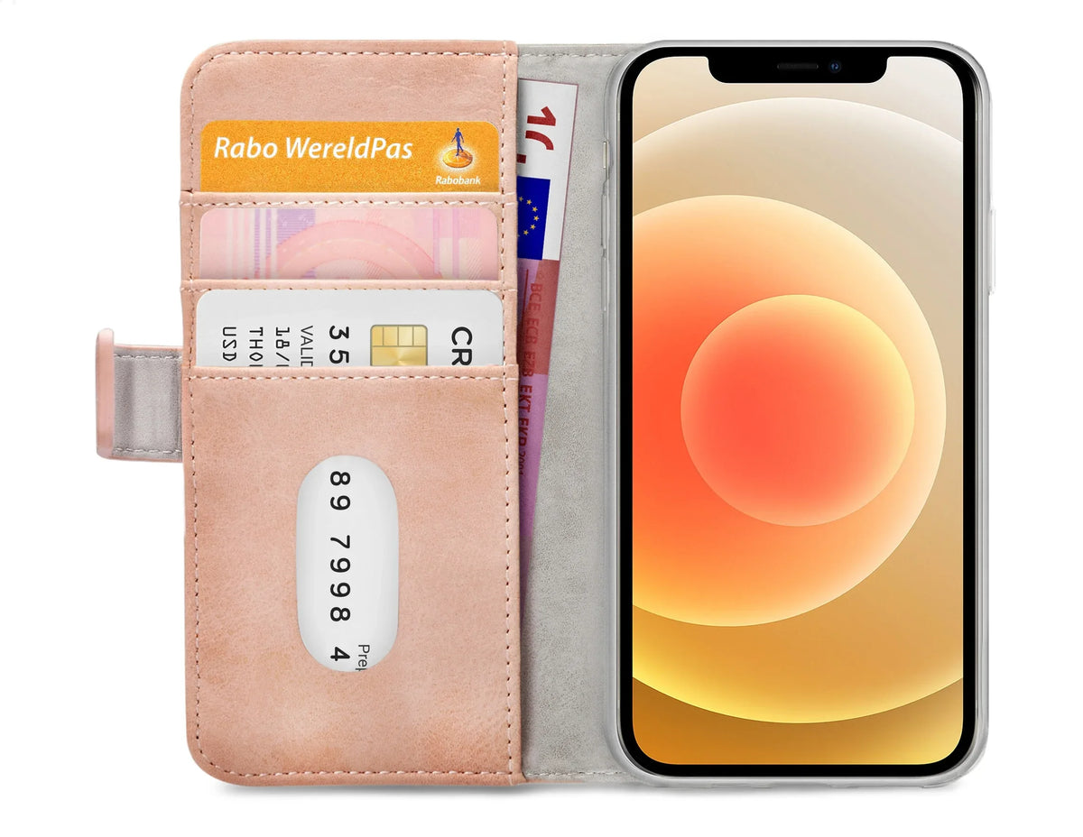 Mobilize Elite Gelly Wallet Book Case Apple Iphone 12/12 Pro Soft Pink - Essentify
