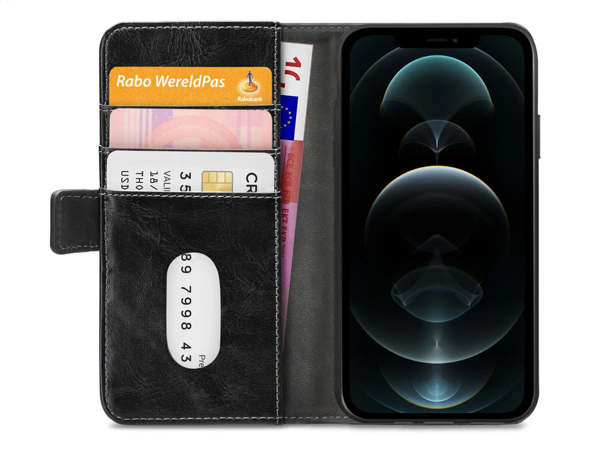 Mobilize Elite Gelly Wallet Book Case Apple Iphone 12 Pro Max Black - Essentify