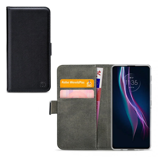 Mobilize Classic Gelly Wallet Book Case Motorola One Fusion+ Black - Essentify