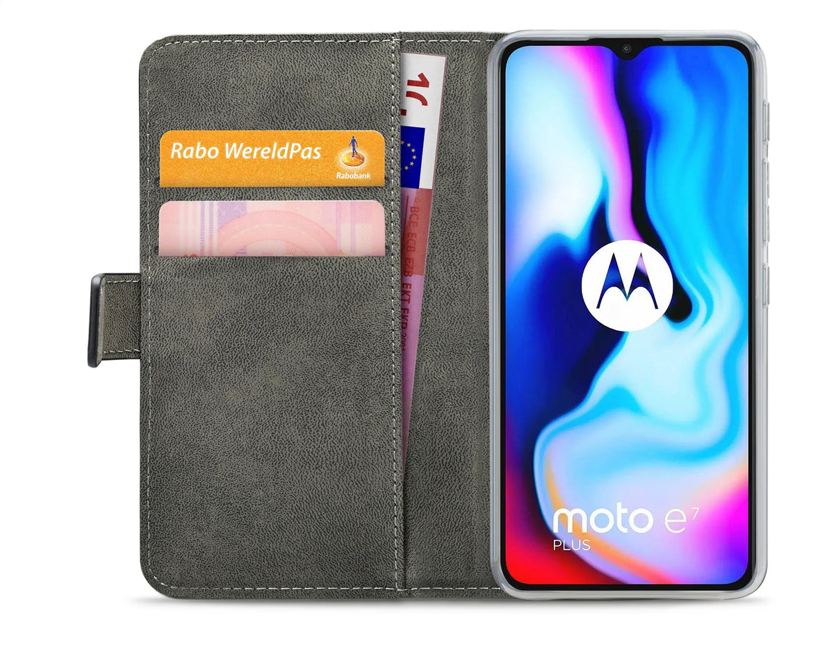 Mobilize Classic Gelly Wallet Book Case Motorola Moto E7 Plus/Moto G9 Play Black - Essentify