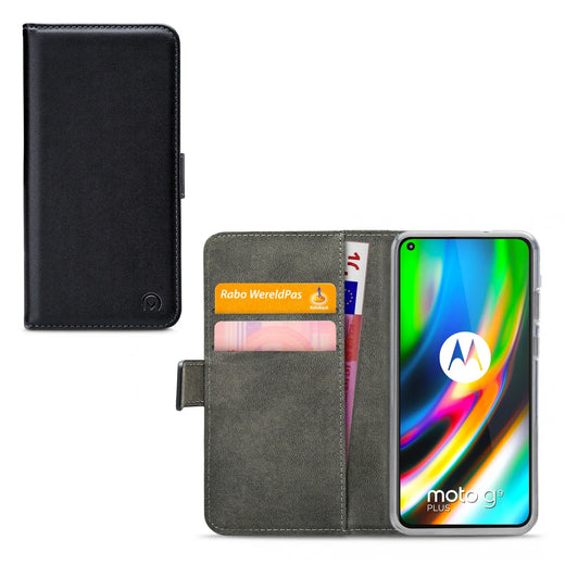 Mobilize Classic Gelly Wallet Book Case Motorola Moto G9 Plus Black - Essentify