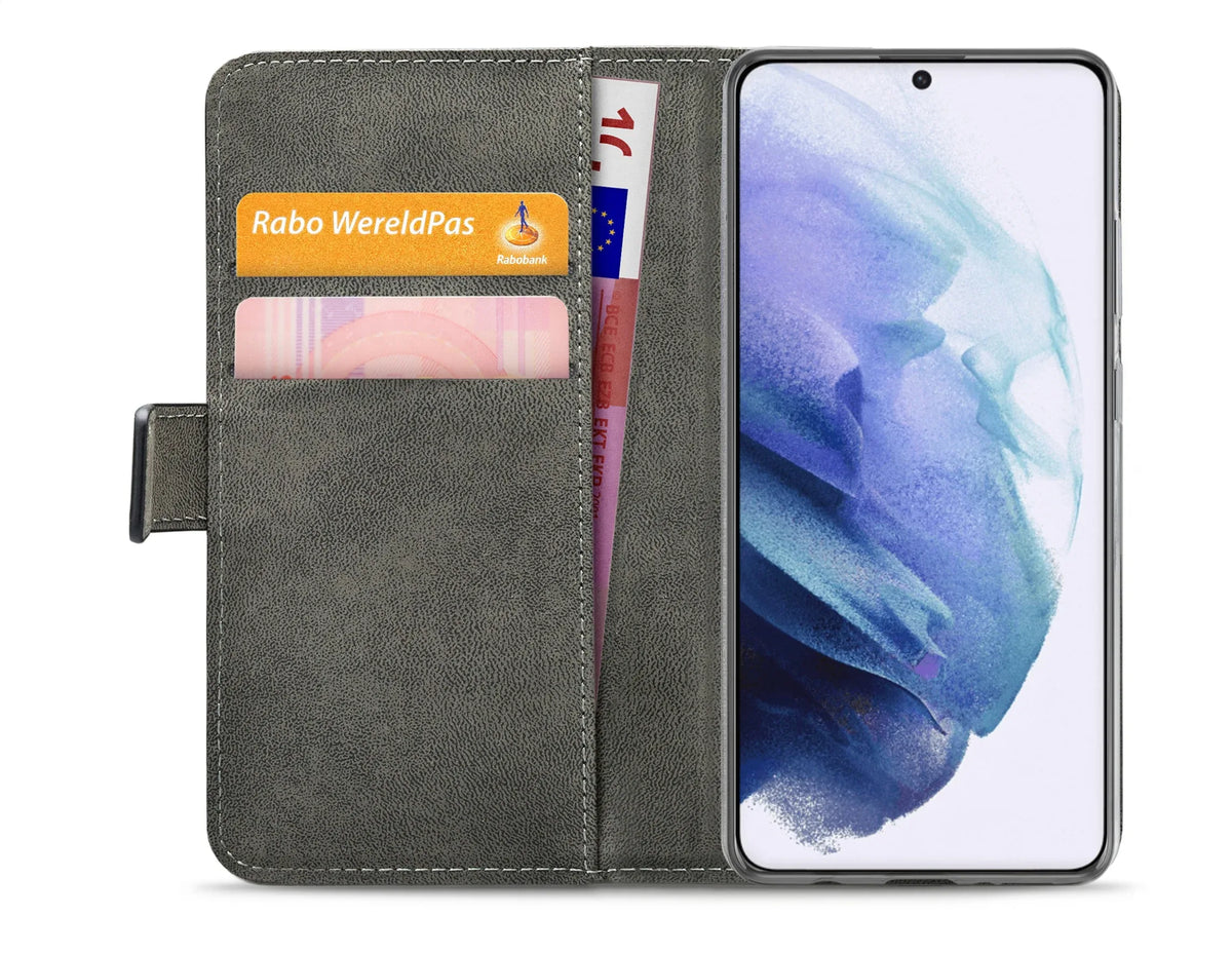 Mobilize Classic Gelly Wallet Book Case Samsung Galaxy S21 5G Black - Essentify