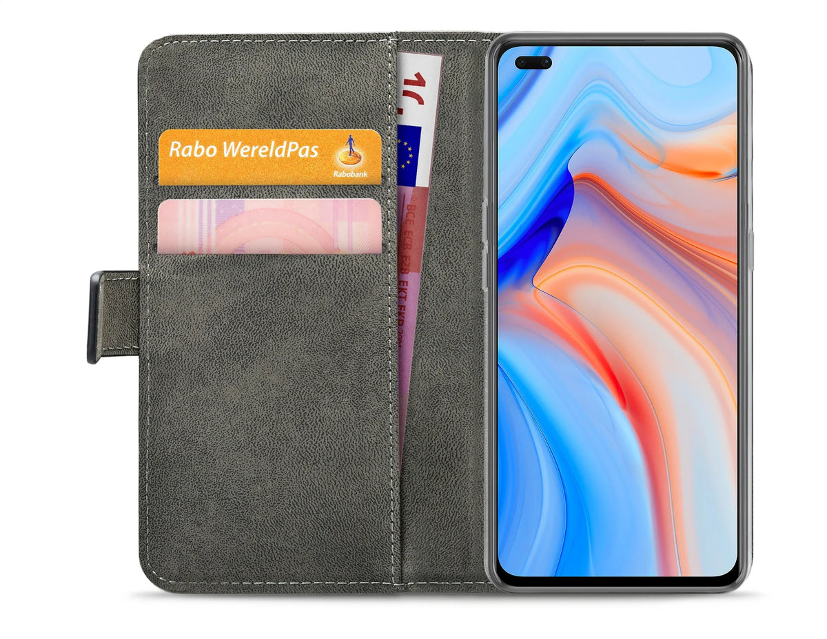 Mobilize Classic Gelly Wallet Book Case Oppo Reno4 5G Black - Essentify