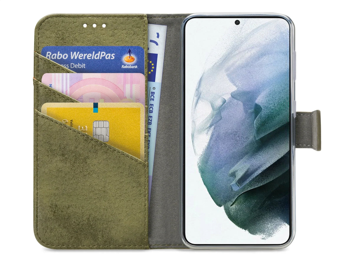 My Style Flex Wallet For Samsung Galaxy S21+ 5G Olive - Essentify