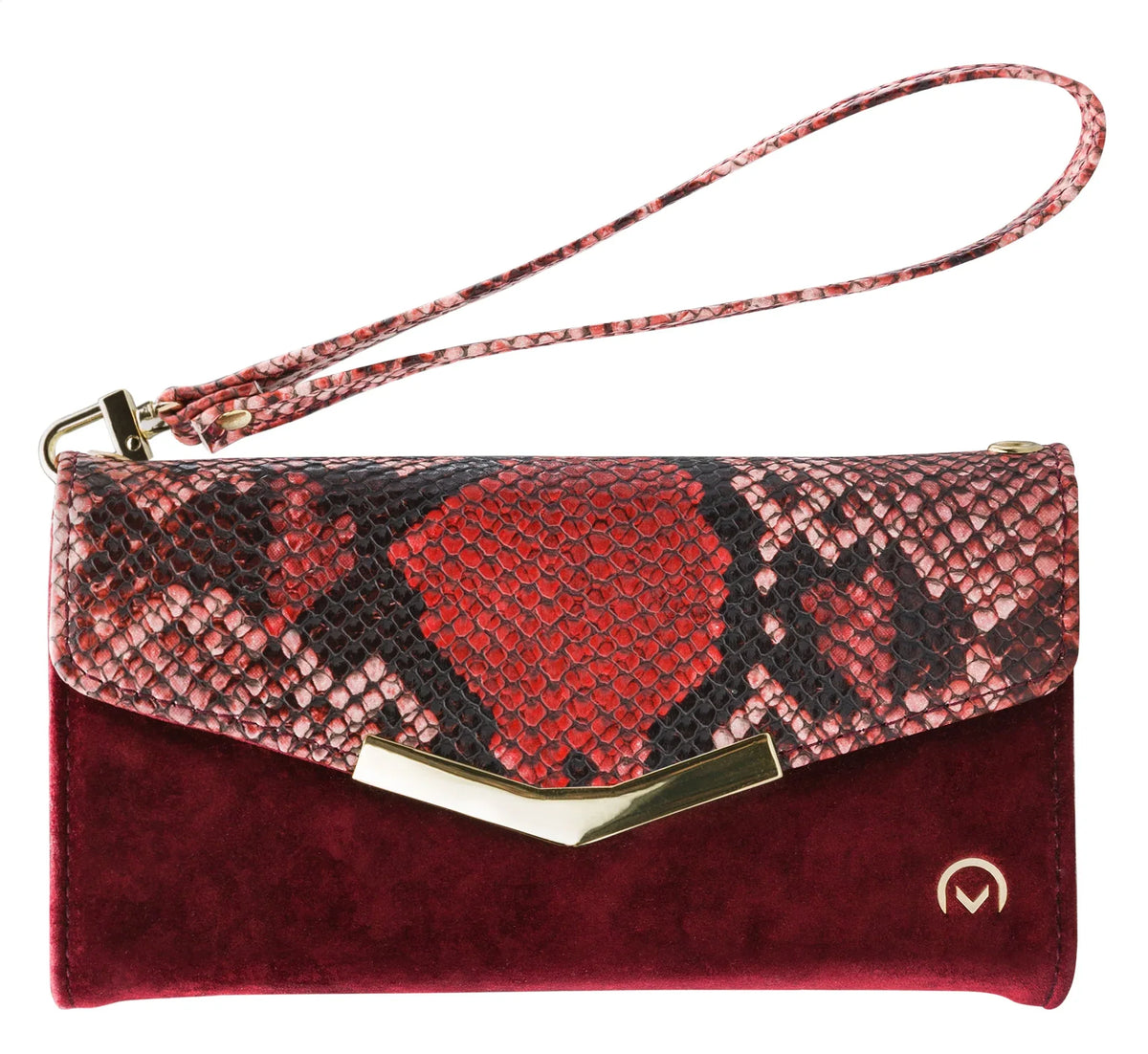 Mobilize 2In1 Gelly Velvet Clutch For Samsung Galaxy A42/A42 5G Red Snake - Essentify