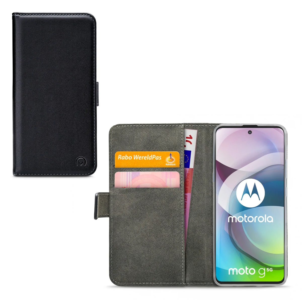 Mobilize Classic Gelly Wallet Book Case Motorola Moto G 5G Black - Essentify