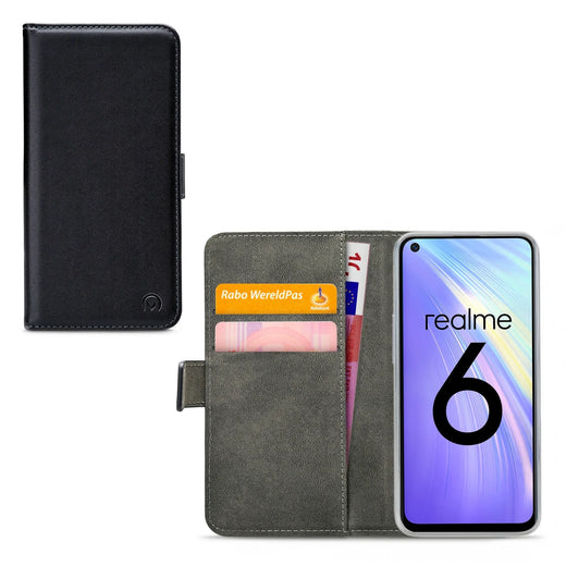 Mobilize Classic Gelly Wallet Book Case Realme 6/6S Black - Essentify