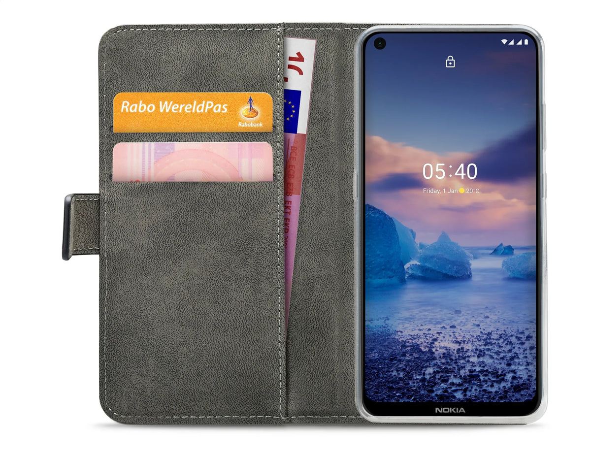 Mobilize Classic Gelly Wallet Book Case Nokia 5.4 Black - Essentify