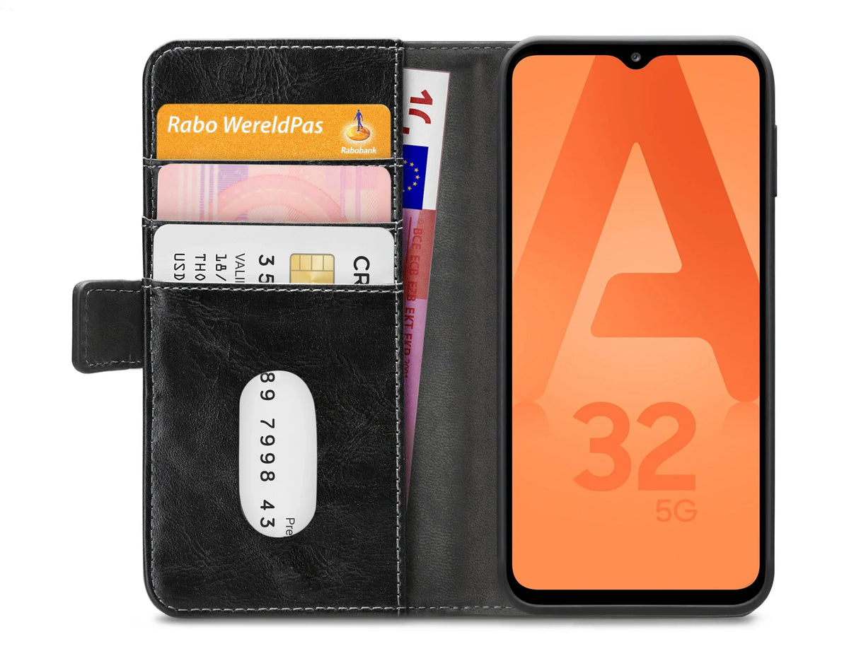 Mobilize Elite Gelly Wallet Book Case Samsung Galaxy A32 5G Black - Essentify
