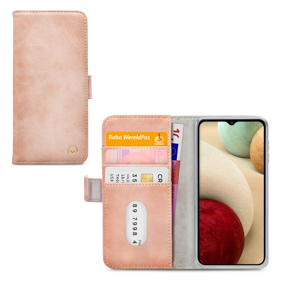 Mobilize Elite Gelly Wallet Book Case Samsung Galaxy A12/M12 Soft Pink - Essentify