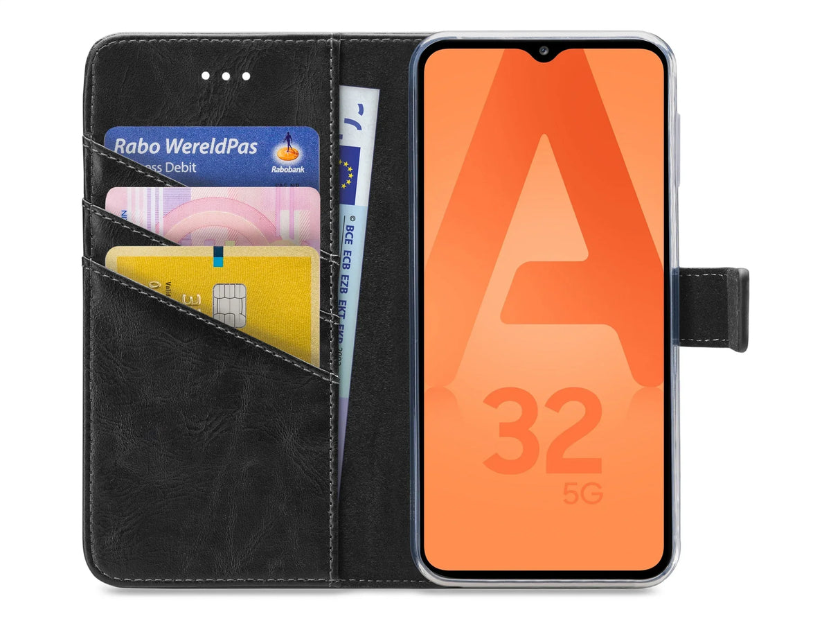 My Style Flex Wallet For Samsung Galaxy A32 5G Black - Essentify