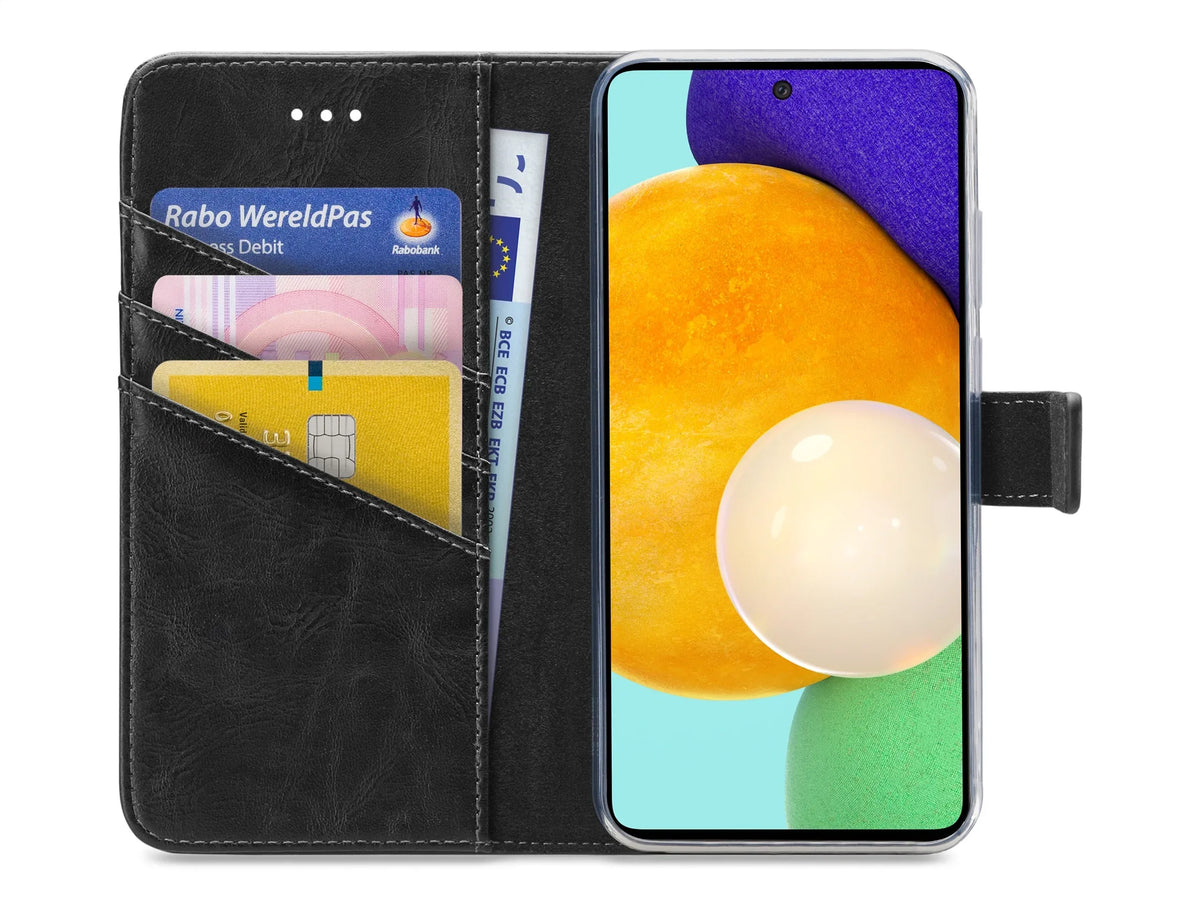 My Style Flex Wallet For Samsung Galaxy A52/A52 5G/A52S 5G Black - Essentify