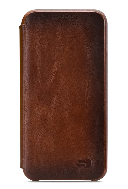 Senza Desire Skinny Leather Wallet Apple Iphone 6/6S Burned Cognac - Essentify