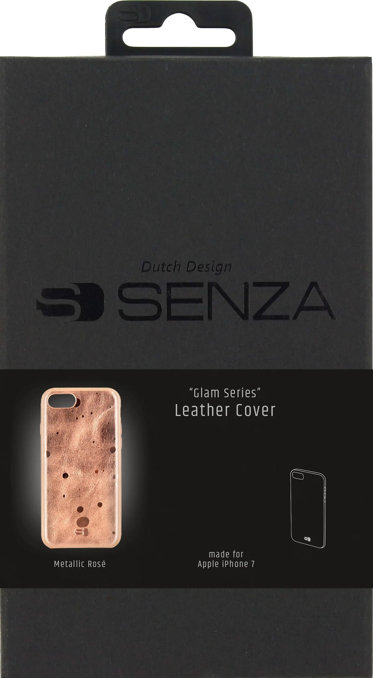 Senza Glam Leather Cover Apple Iphone 7/8/Se (2020/2022) Metallic Rosé - Essentify
