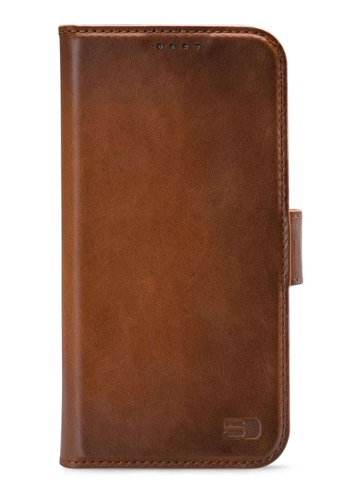 Senza Desire Leather Wallet Apple Iphone X/Xs Burned Cognac - Essentify