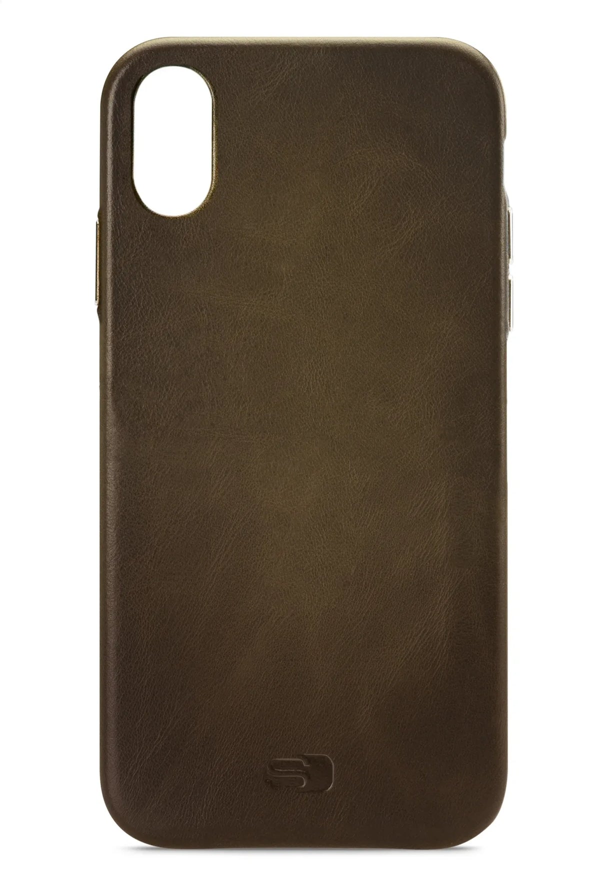Senza Desire Leather Cover Apple Iphone X/Xs Burned Olive - Essentify