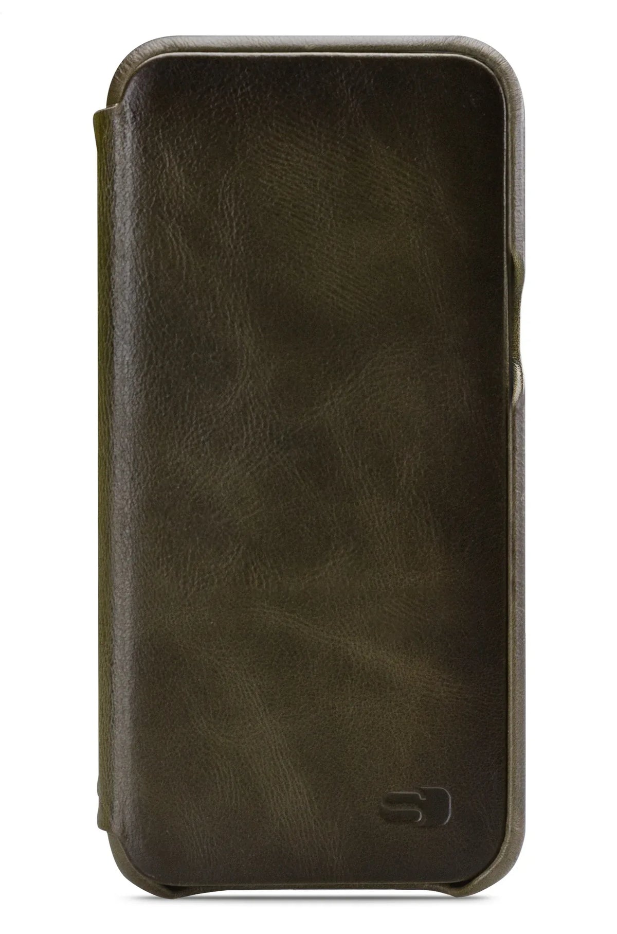 Senza Desire Skinny Leather Wallet Samsung Galaxy S8 Burned Olive - Essentify