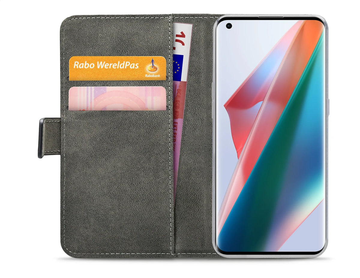 Mobilize Classic Gelly Wallet Book Case Oppo Find X3/X3 Pro Black - Essentify