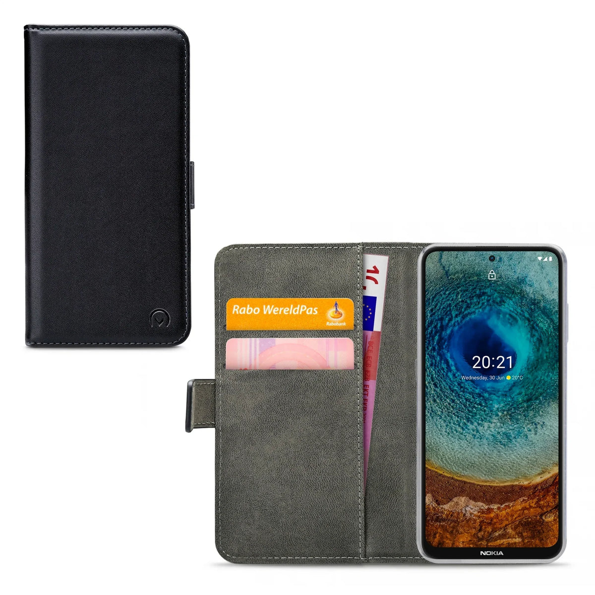 Mobilize Classic Gelly Wallet Book Case Nokia X10/X20 Black - Essentify