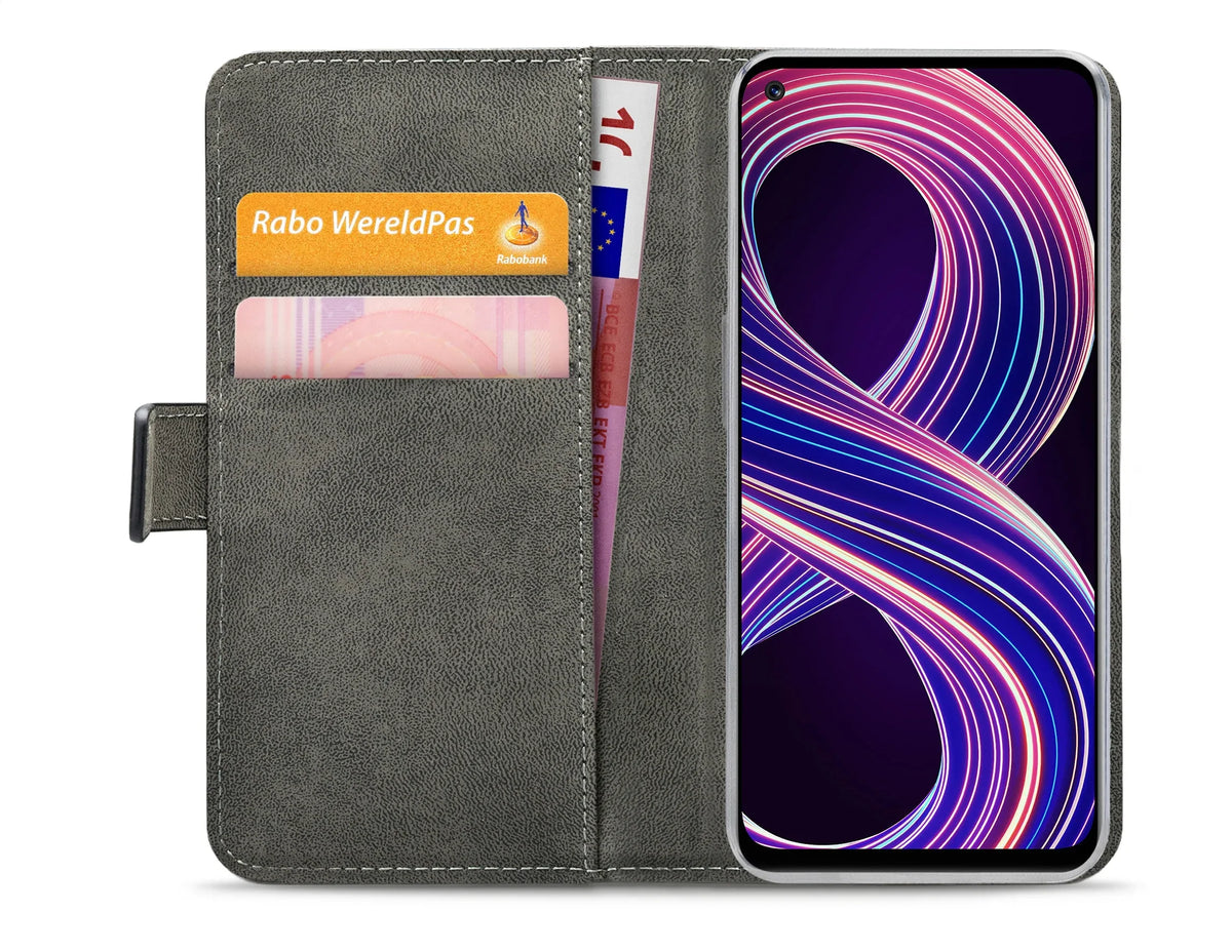 Mobilize Classic Gelly Wallet Book Case Realme 8 5G/Narzo 30 5G Black - Essentify