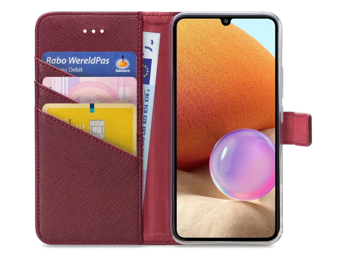 My Style Flex Wallet For Samsung Galaxy A32 4G Bordeaux - Essentify