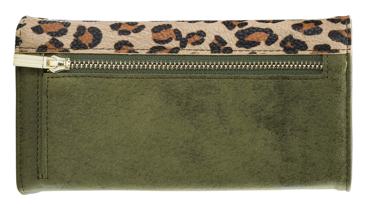Mobilize 2In1 Gelly Clutch For Apple Iphone 13 Pro Green Leopard - Essentify