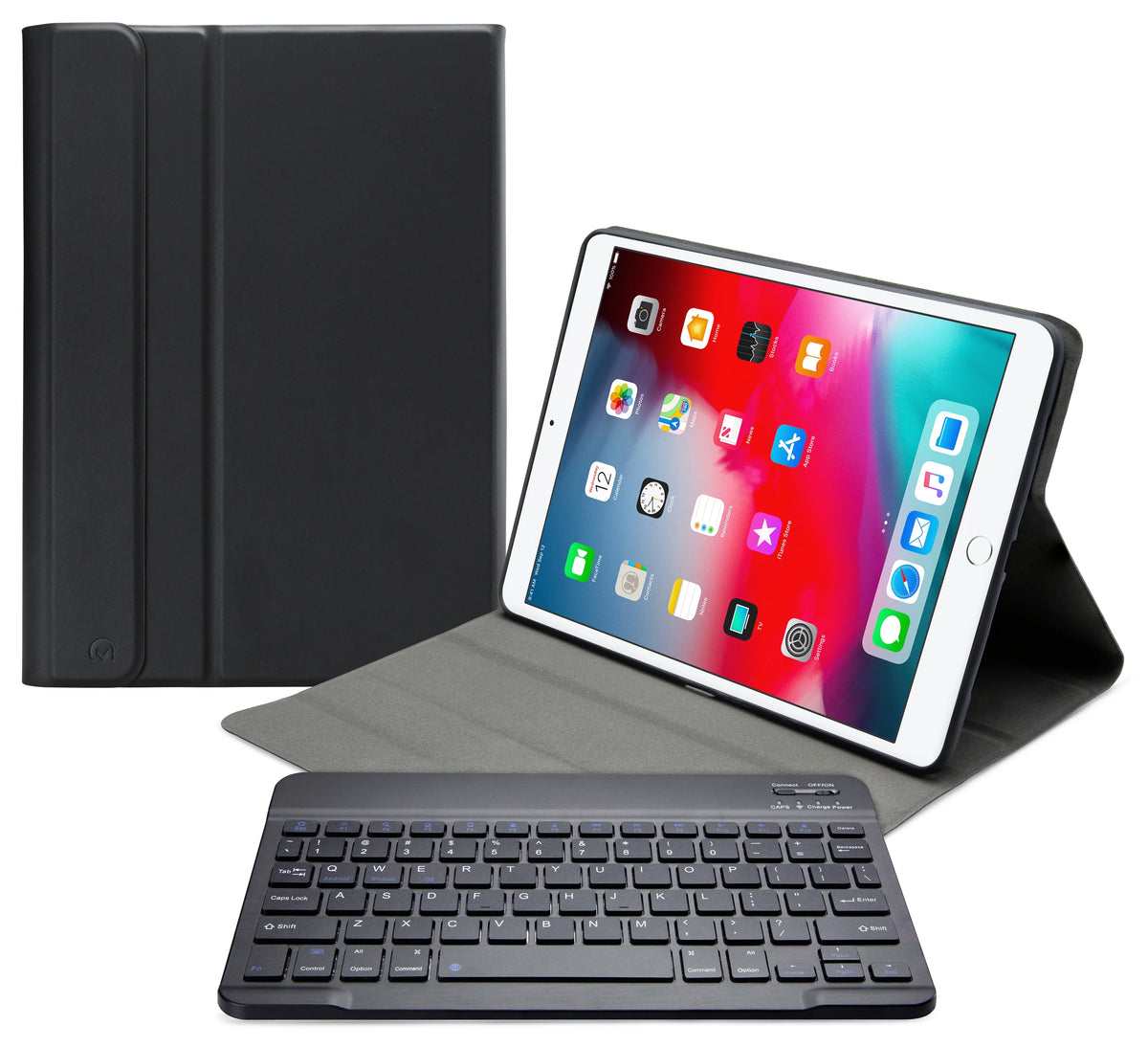Mobilize Detachable Bluetooth Keyboard Case Apple Ipad Air/Air 2/Pro 9.7/9.7 2017/2018 Black Qwerty - Essentify