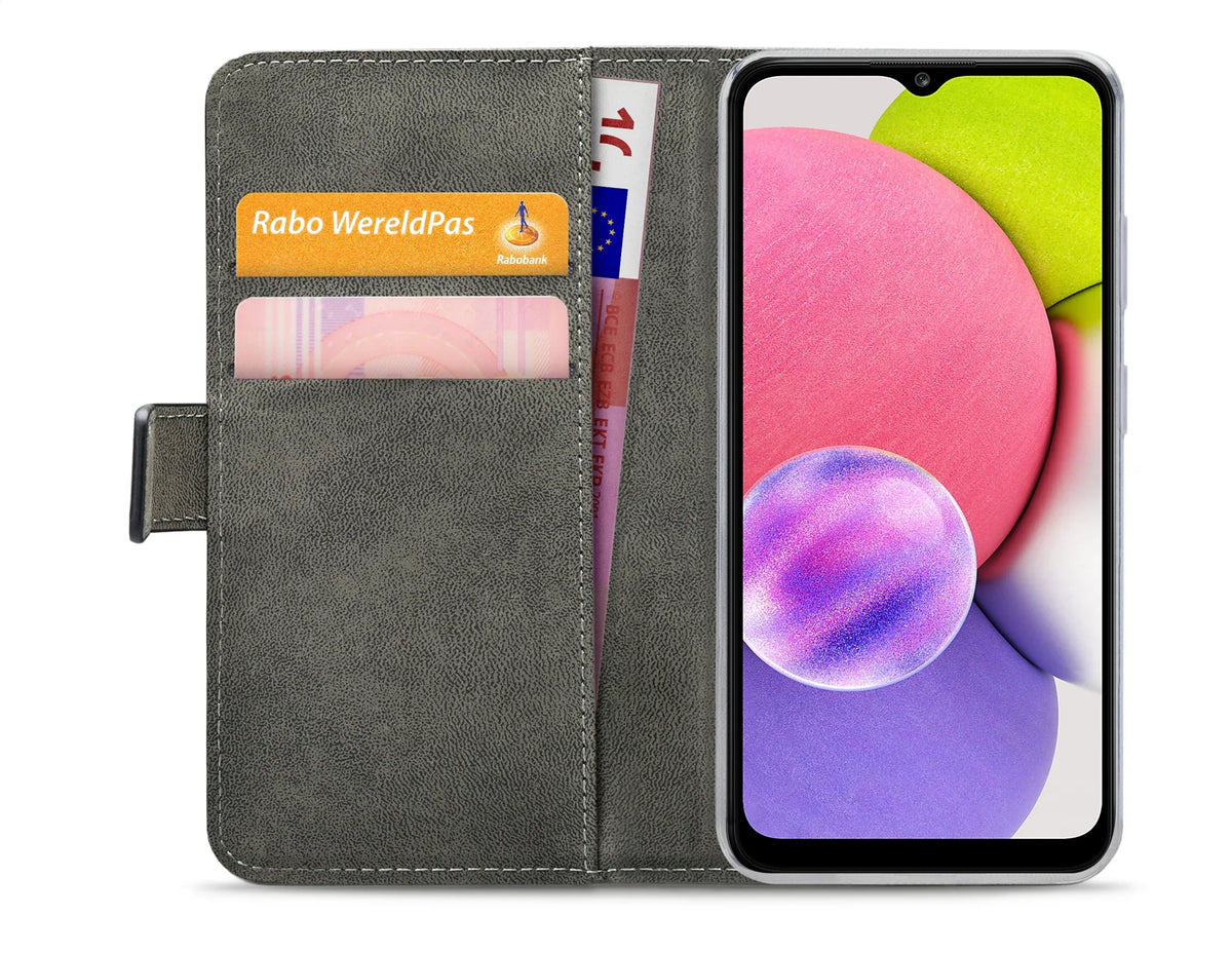 Mobilize Classic Gelly Wallet Book Case Samsung Galaxy A03S Black - Essentify