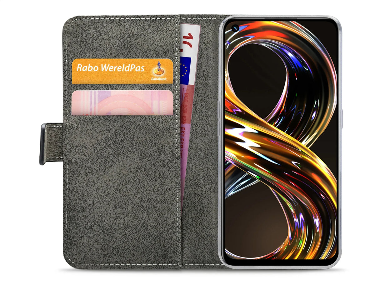 Mobilize Classic Gelly Wallet Book Case Realme 8I/Narzo 50 Black - Essentify