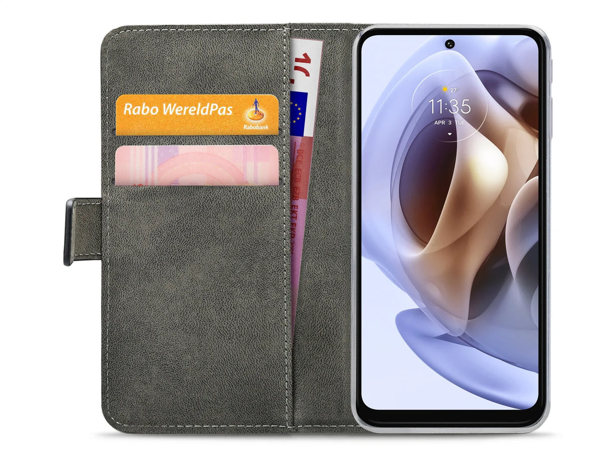 Mobilize Classic Gelly Wallet Book Case Motorola Moto G31/G41 Black - Essentify