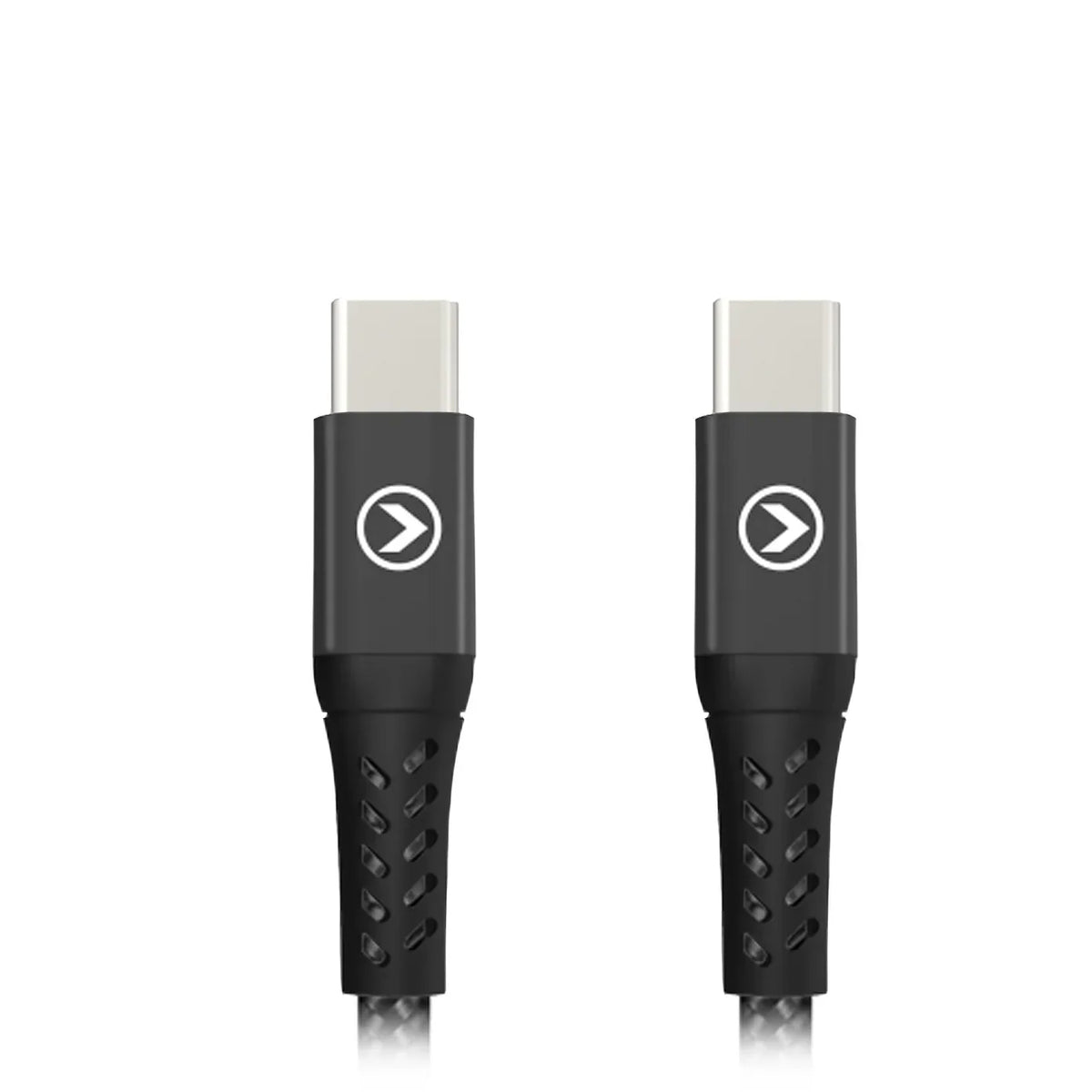 Mobilize Strong Nylon Cable Usb-C To Usb-C 2M. 100W Black - Essentify