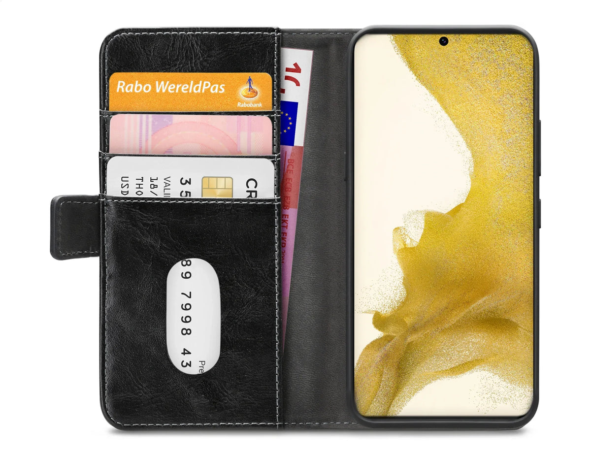 Mobilize Elite Gelly Wallet Book Case Samsung Galaxy S22 5G Black - Essentify