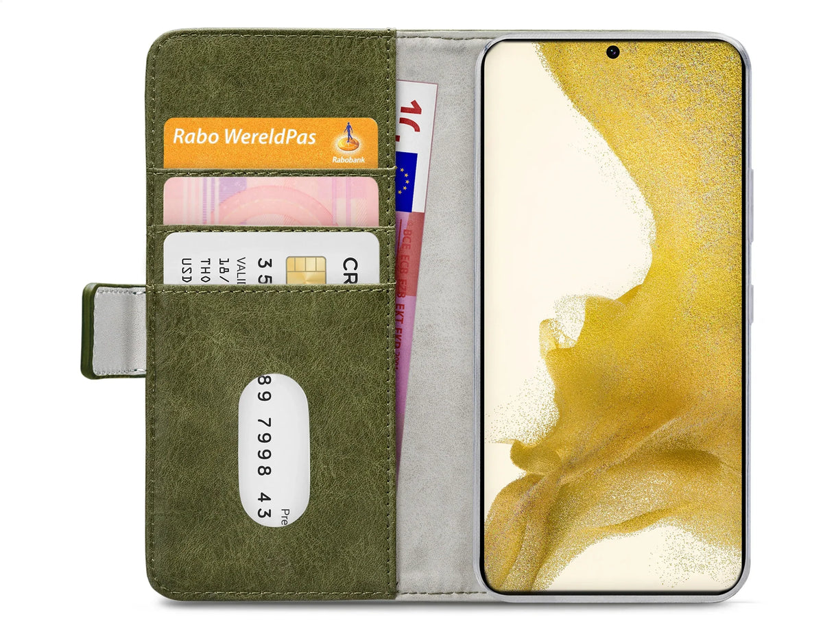 Mobilize Elite Gelly Wallet Book Case Samsung Galaxy S22+ 5G Green - Essentify